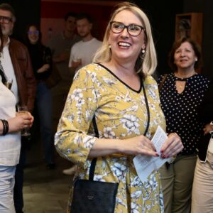 Ohne Rede keine Vernissage...